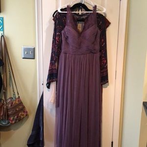 Anthropologie bridesmaid dress